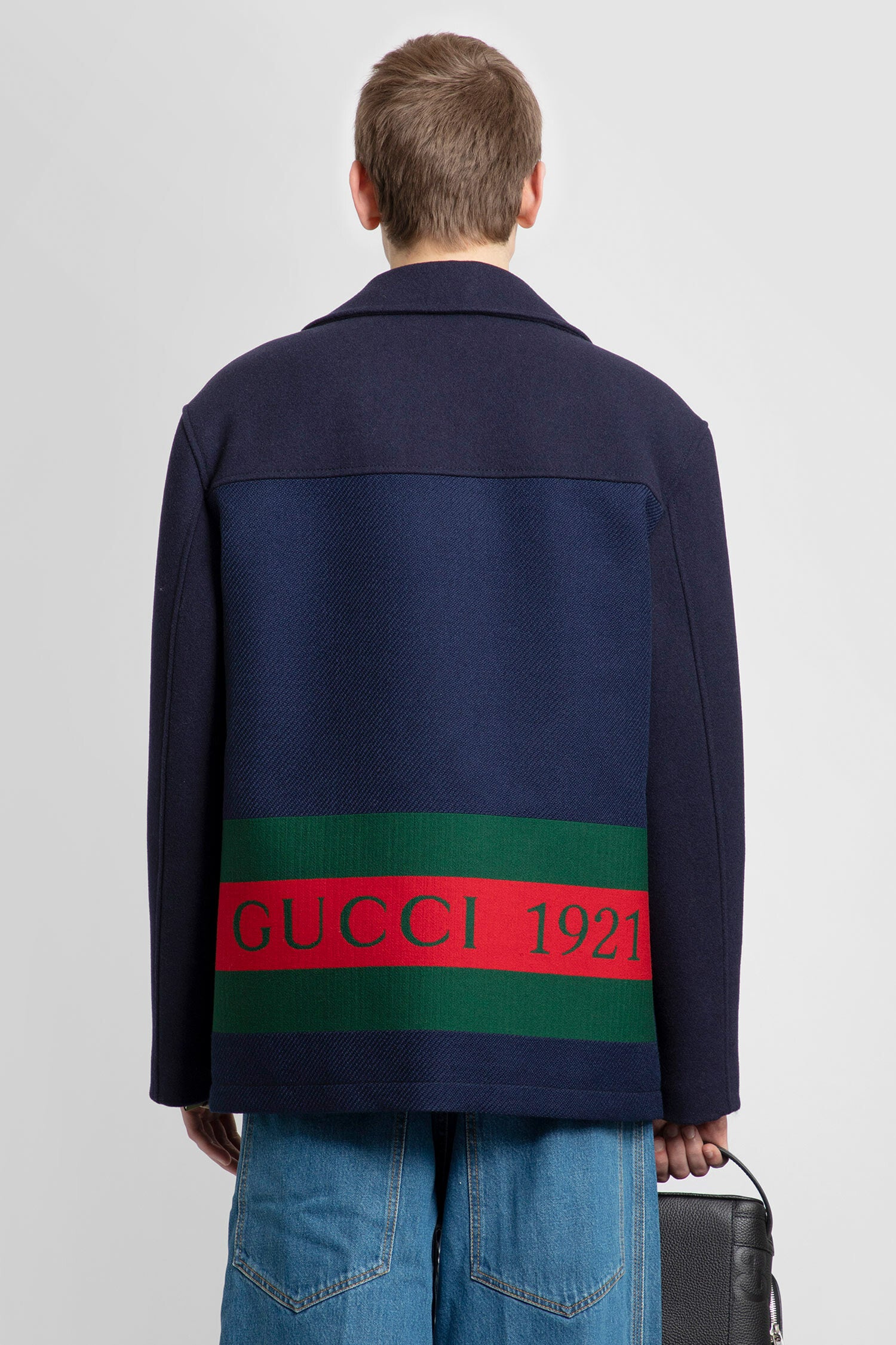 GUCCI MAN BLUE JACKETS