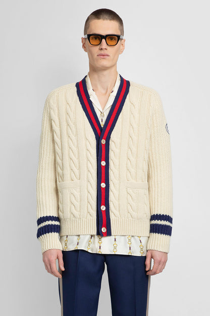 GUCCI MAN OFF-WHITE KNITWEAR