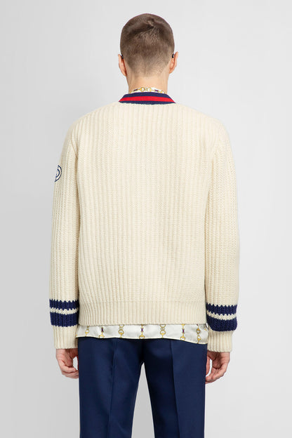 GUCCI MAN OFF-WHITE KNITWEAR