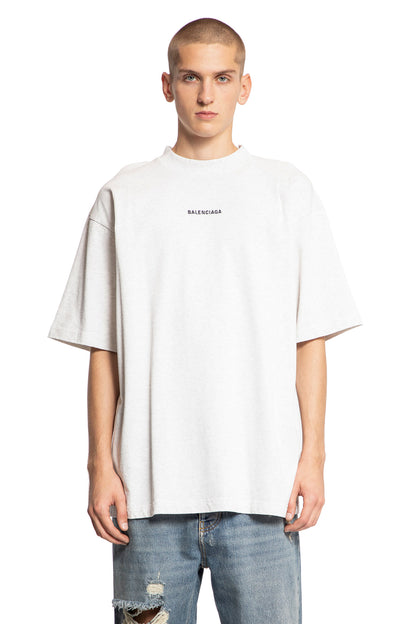 BALENCIAGA MAN GREY T-SHIRTS & TANK TOPS