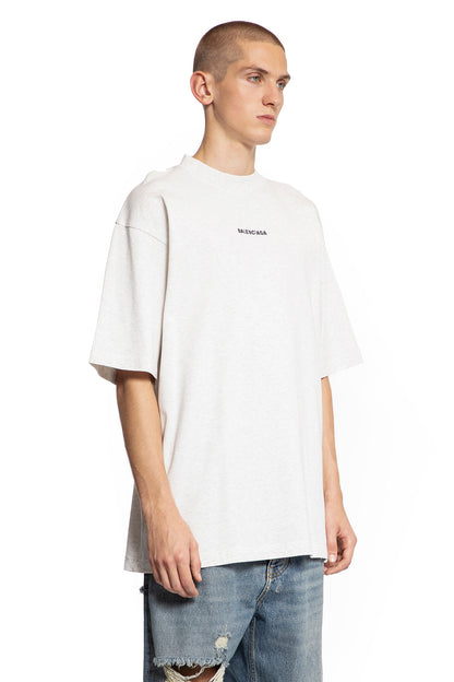 BALENCIAGA MAN GREY T-SHIRTS & TANK TOPS