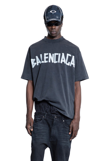 BALENCIAGA MAN BLACK T-SHIRTS & TANK TOPS