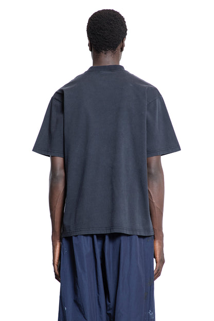 BALENCIAGA MAN BLACK T-SHIRTS & TANK TOPS