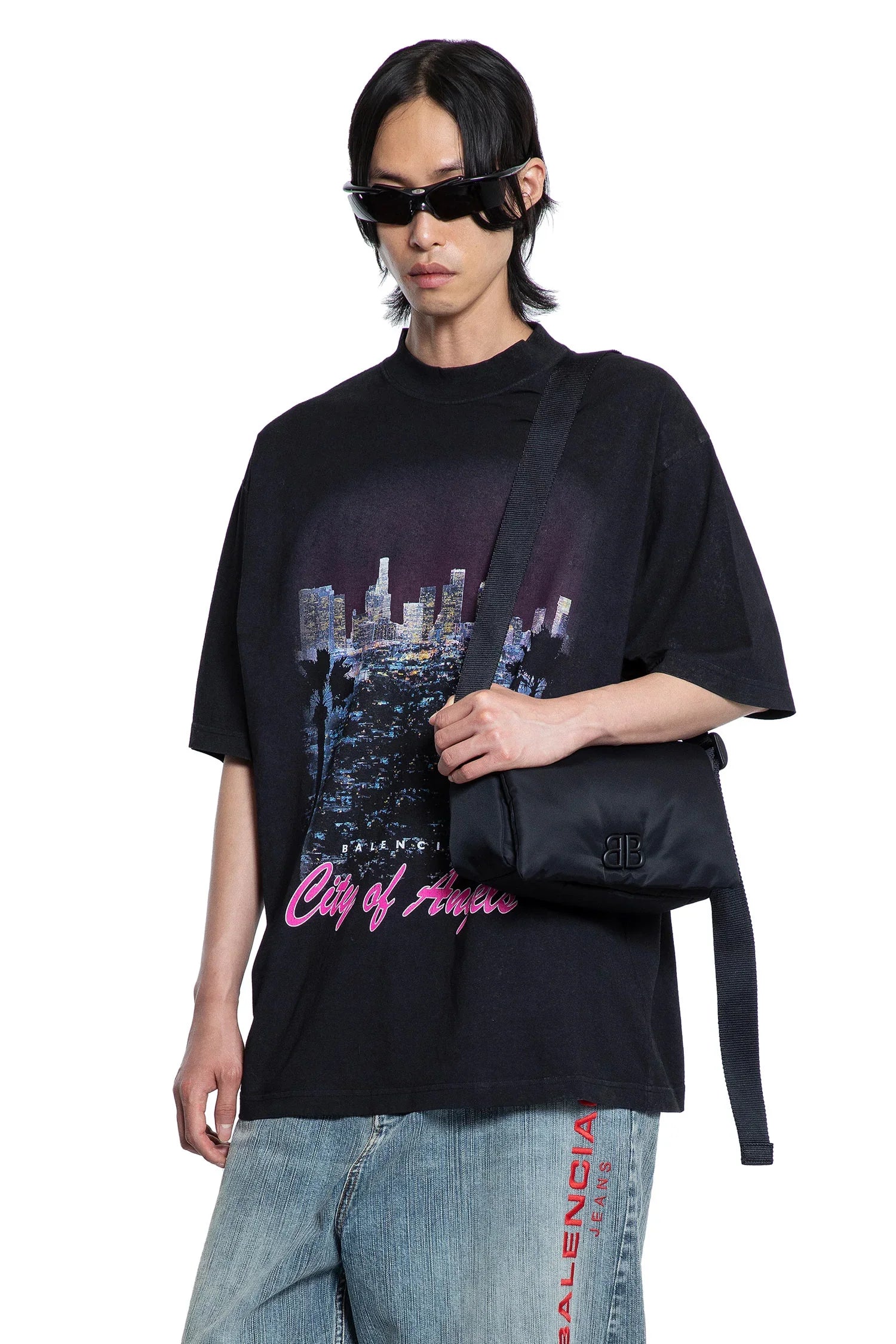 BALENCIAGA MAN BLACK T-SHIRTS & TANK TOPS - Antonioli.eu