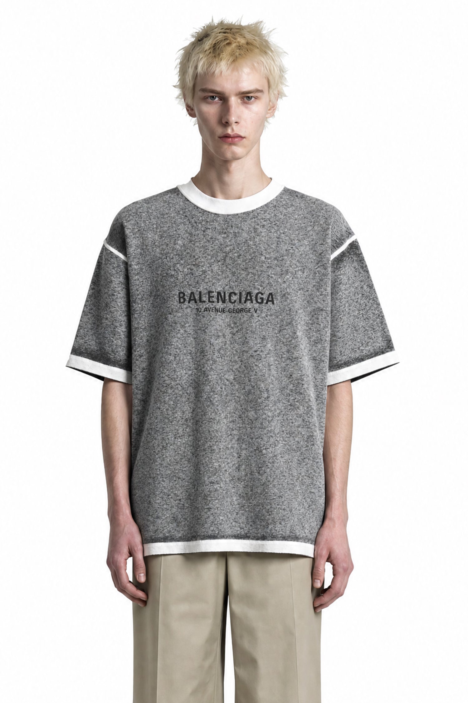 BALENCIAGA Cotton Short Sleeve T-shirt man