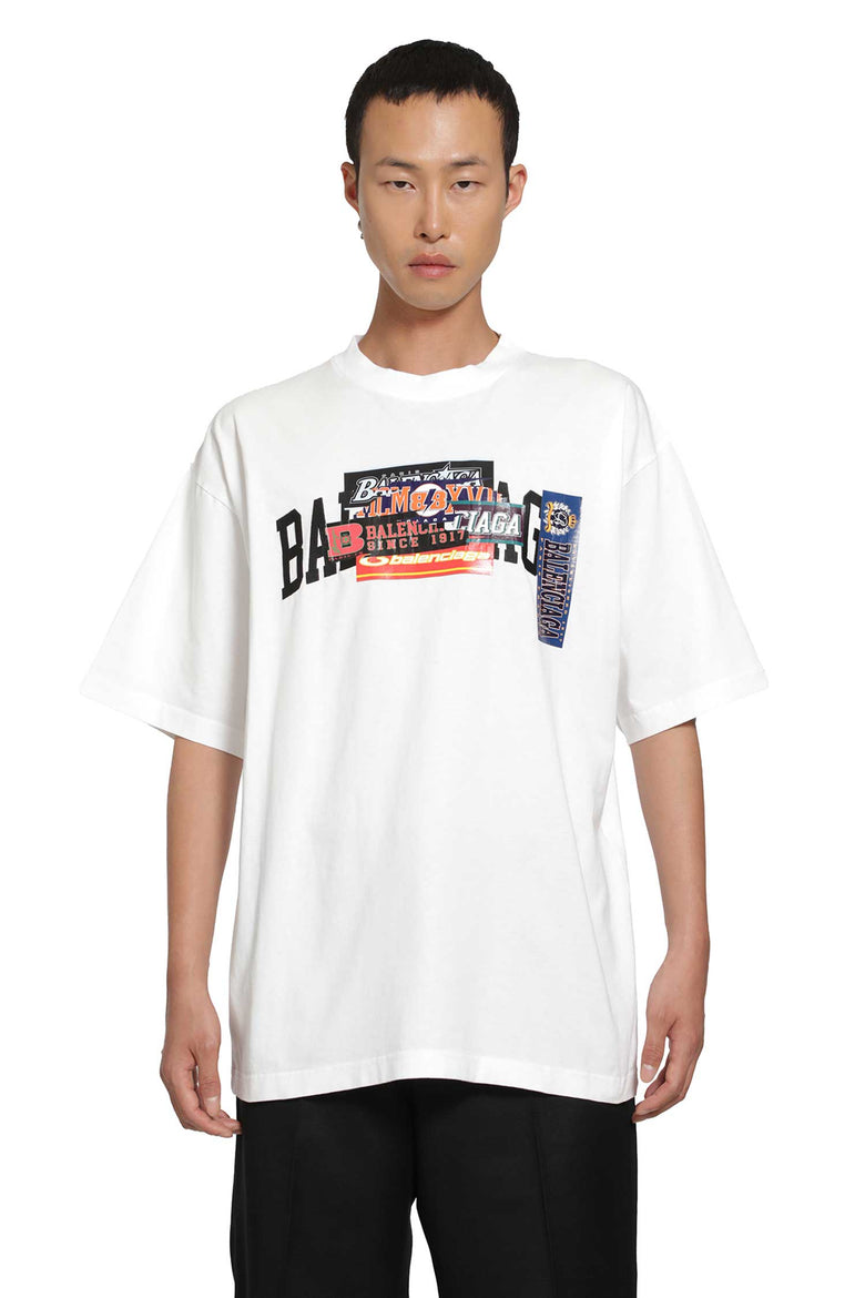 
              BALENCIAGA Bumper Stickers Medium Fit T-Shirt man
            