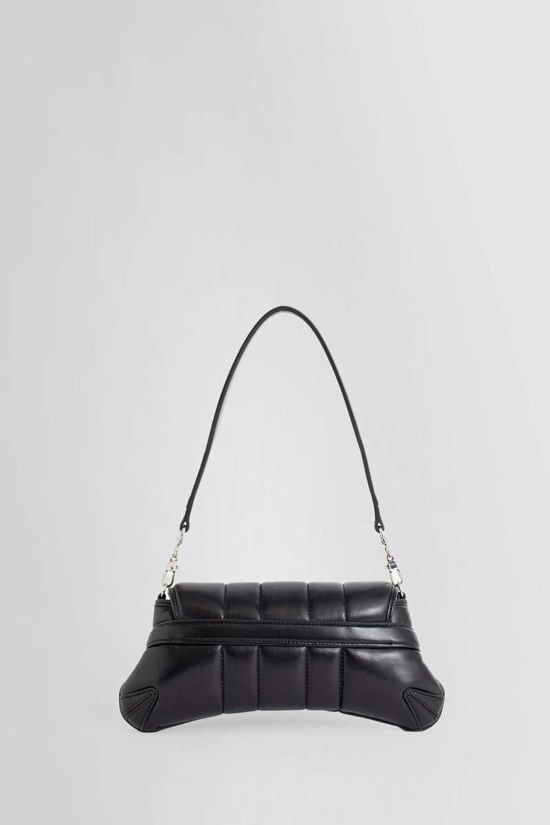 Thom Browne - Black Lamb Leather Mrs. Thom Flap Shoulder Bag - One Size - Black - Female