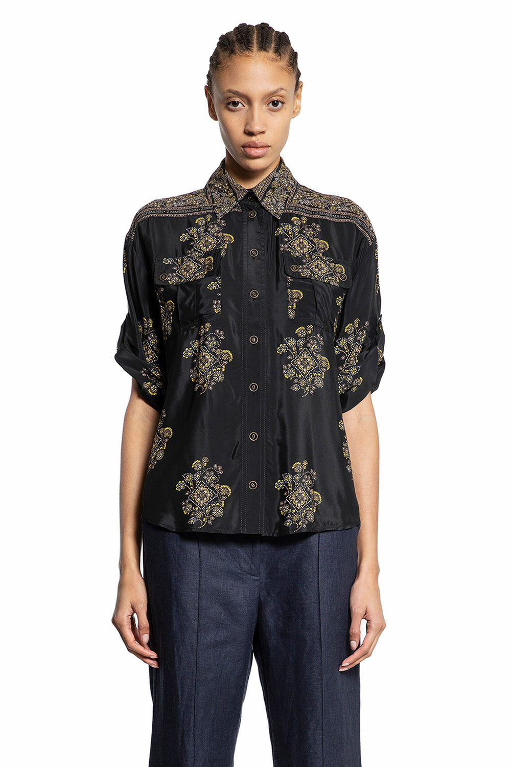 ZIMMERMANN WOMAN BLACK SHIRTS