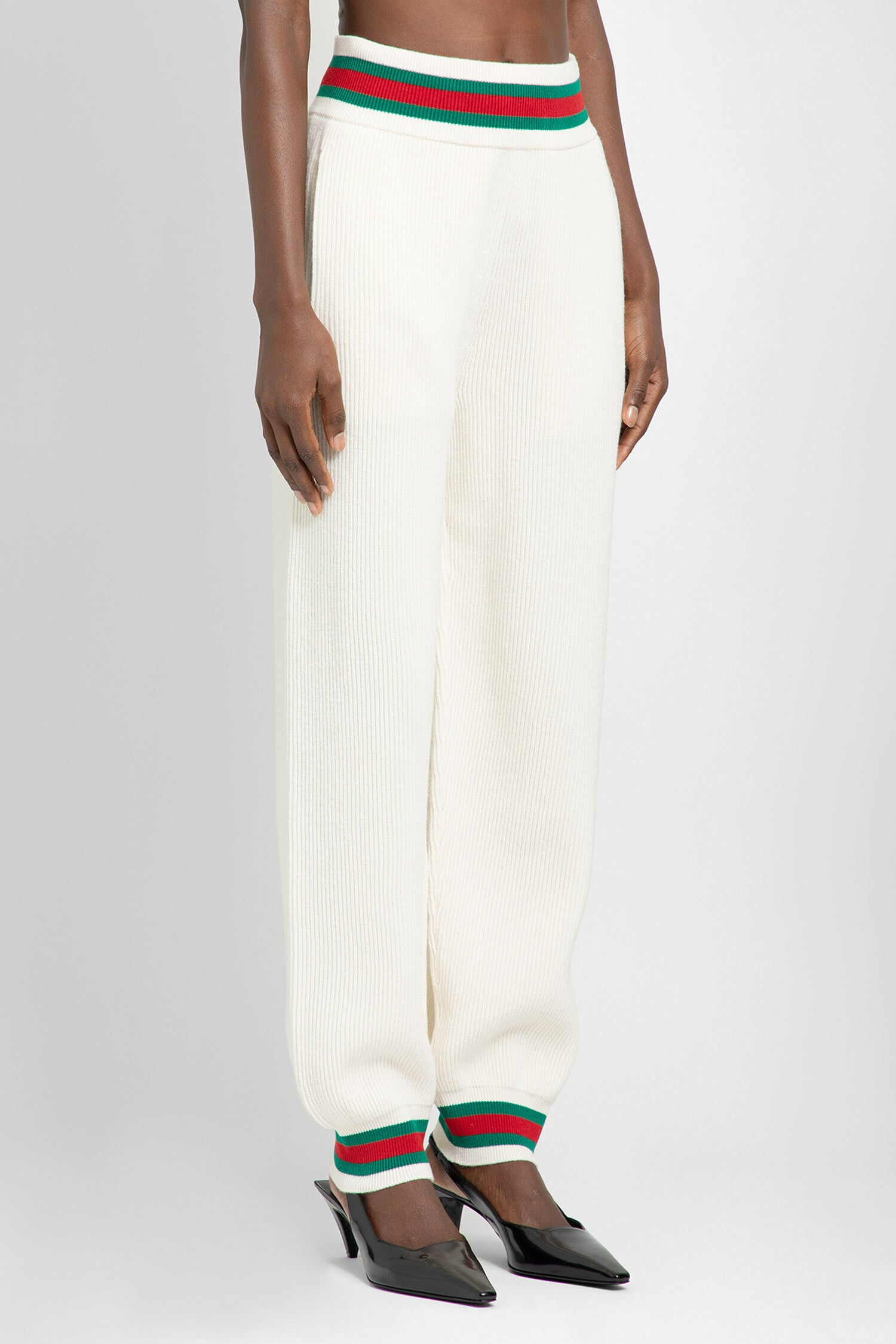 GUCCI WOMAN WHITE TROUSERS