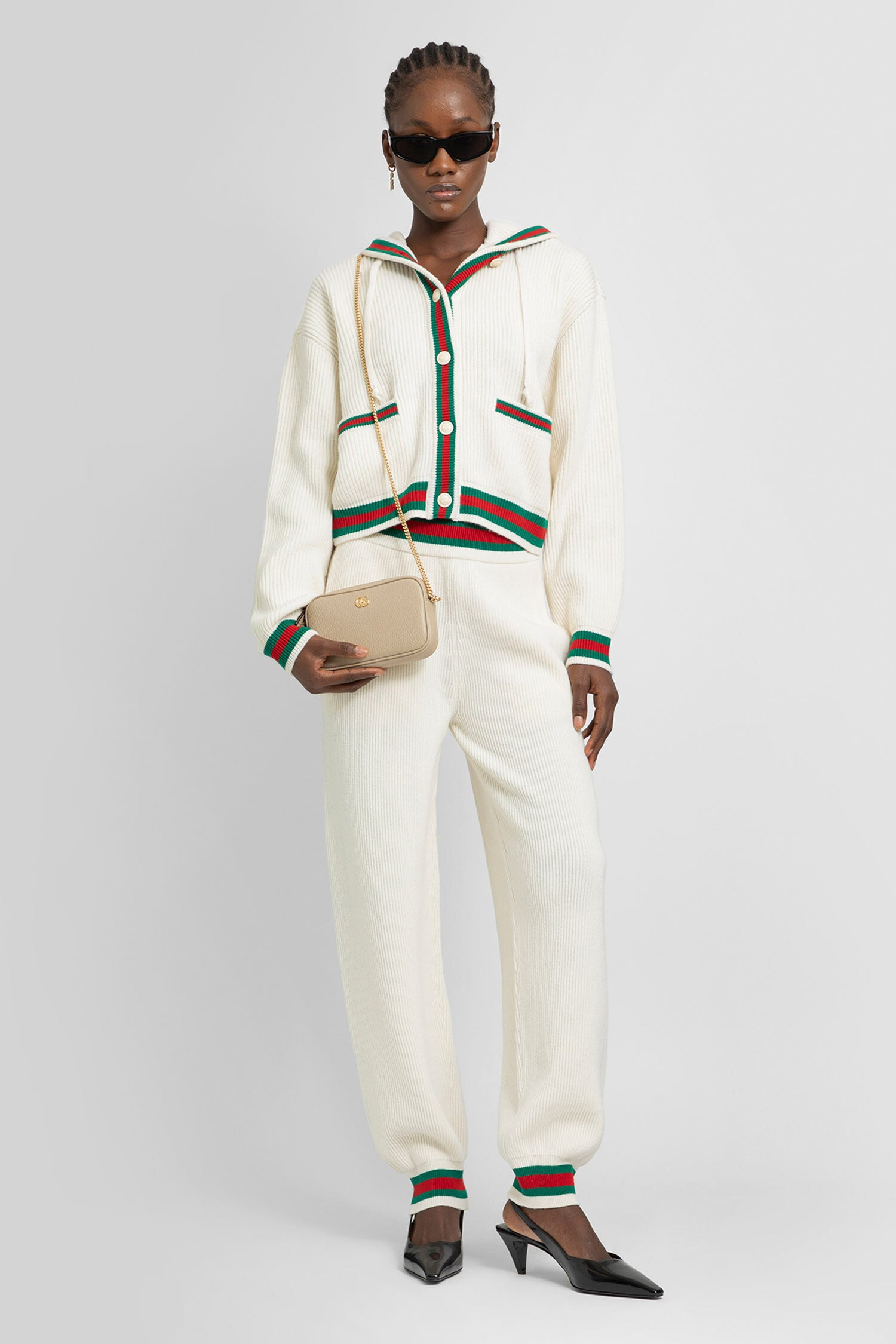 GUCCI WOMAN WHITE TROUSERS