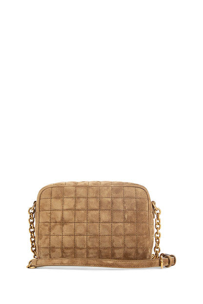 SAINT LAURENT WOMAN GOLD CROSSBODY BAGS