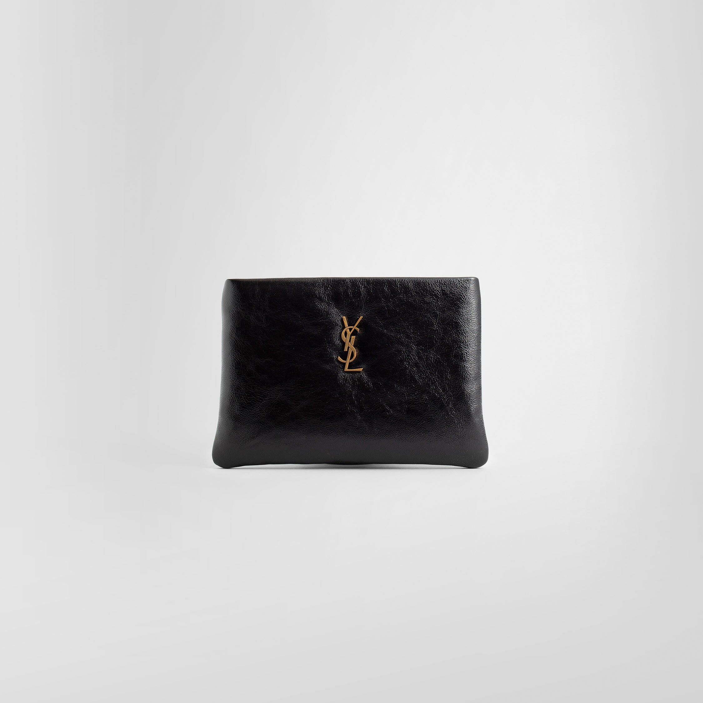 SAINT LAURENT WOMAN BLACK CLUTCHES & POUCHES - SAINT LAURENT 