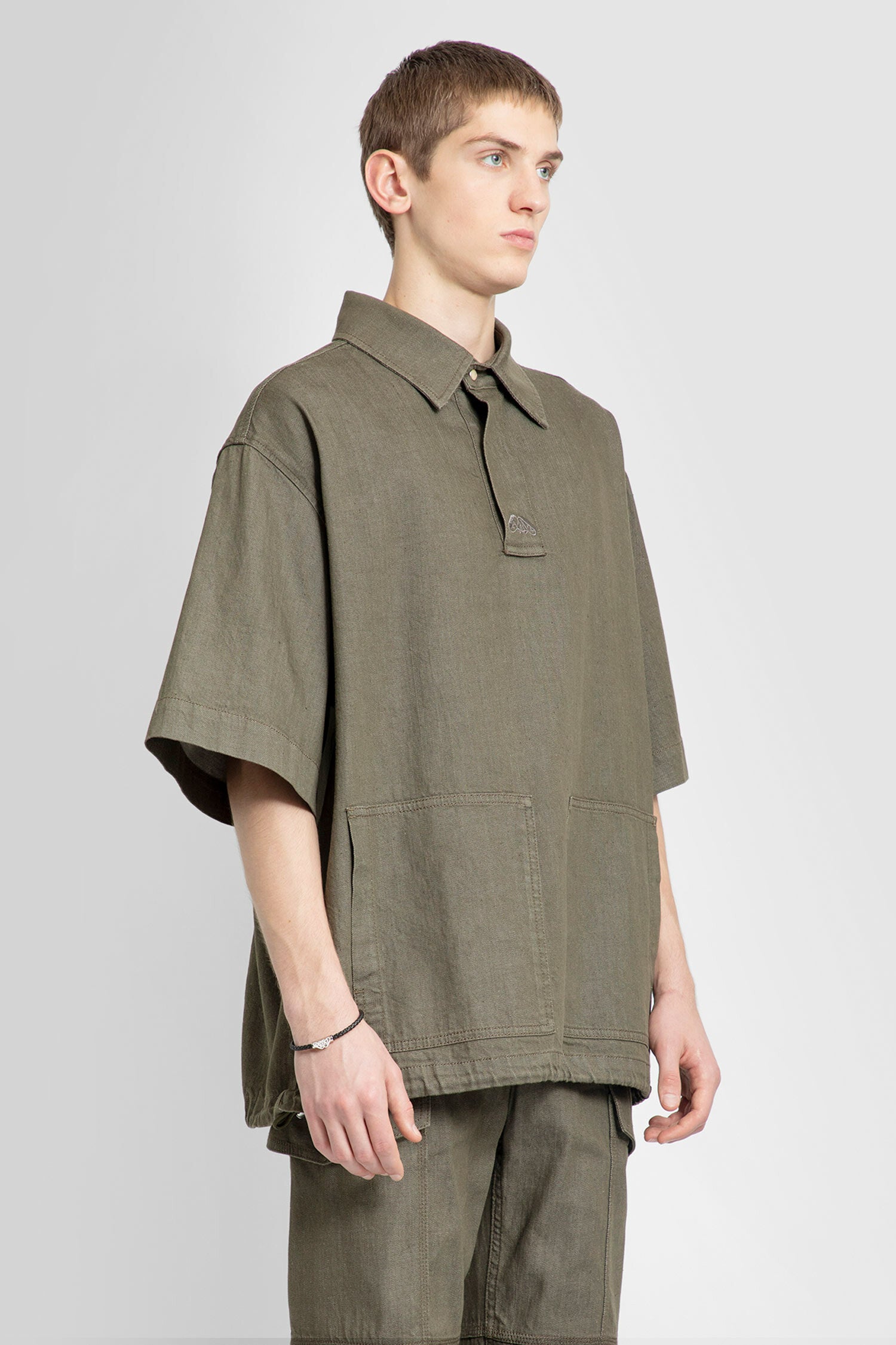 ALEXANDER MCQUEEN MAN GREEN SHIRTS