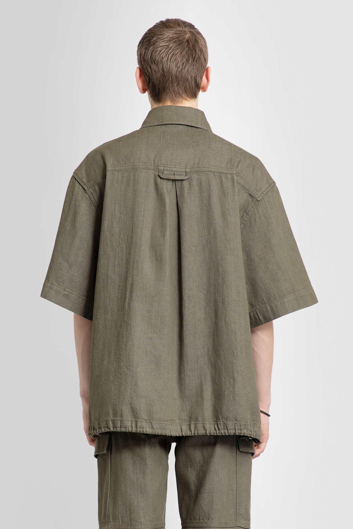 ALEXANDER MCQUEEN MAN GREEN SHIRTS