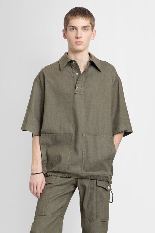 ALEXANDER MCQUEEN MAN GREEN SHIRTS