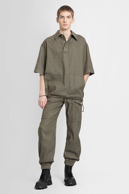 ALEXANDER MCQUEEN MAN GREEN SHIRTS