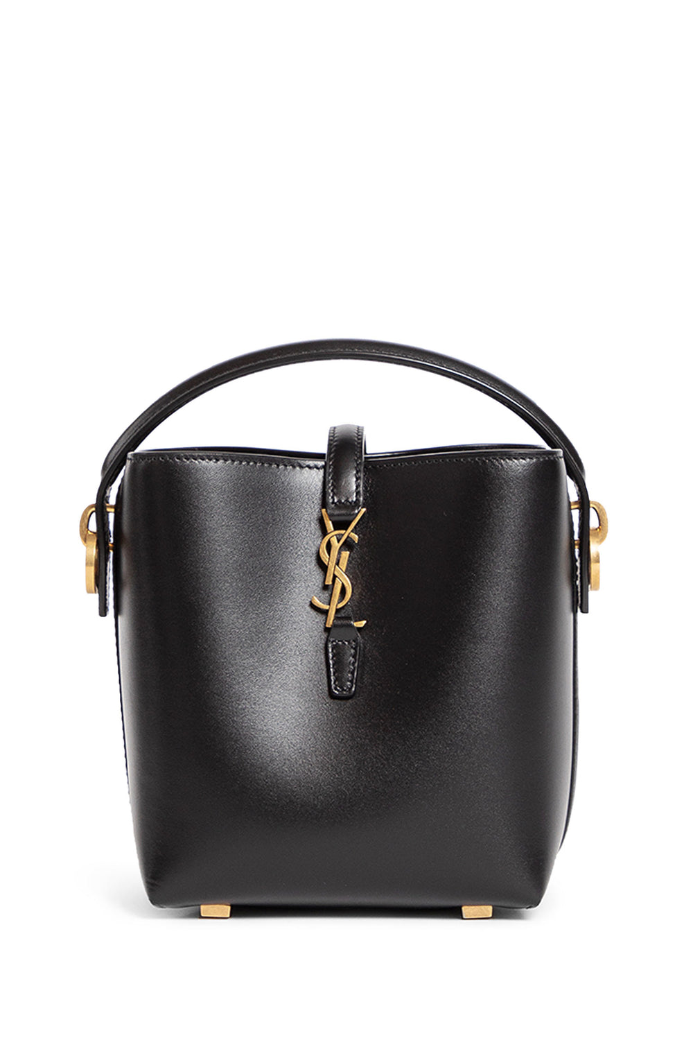 SAINT LAURENT WOMAN BLACK TOP HANDLE BAGS