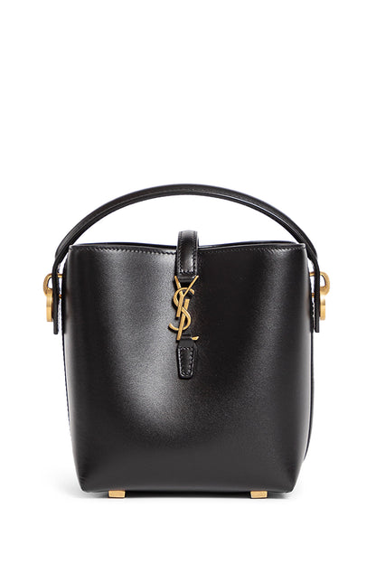 SAINT LAURENT WOMAN BLACK TOP HANDLE BAGS
