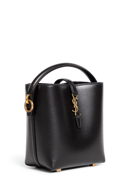 SAINT LAURENT WOMAN BLACK TOP HANDLE BAGS