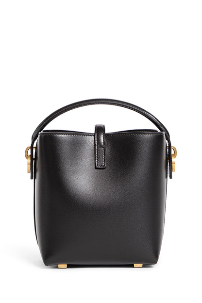 SAINT LAURENT WOMAN BLACK TOP HANDLE BAGS