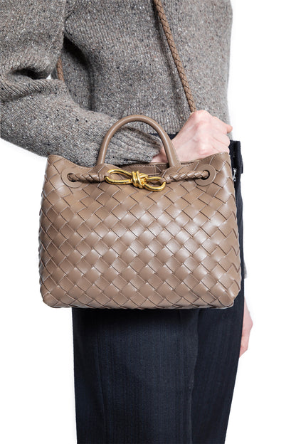 BOTTEGA VENETA WOMAN GREEN TOP HANDLE BAGS