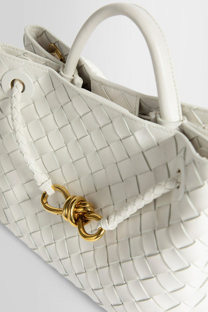 BOTTEGA VENETA WOMAN WHITE TOP HANDLE BAGS