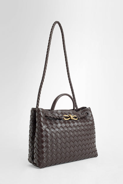 BOTTEGA VENETA WOMAN BROWN TOP HANDLE BAGS