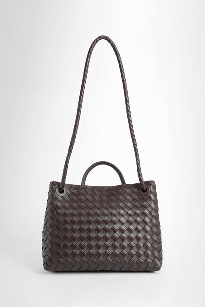 BOTTEGA VENETA WOMAN BROWN TOP HANDLE BAGS