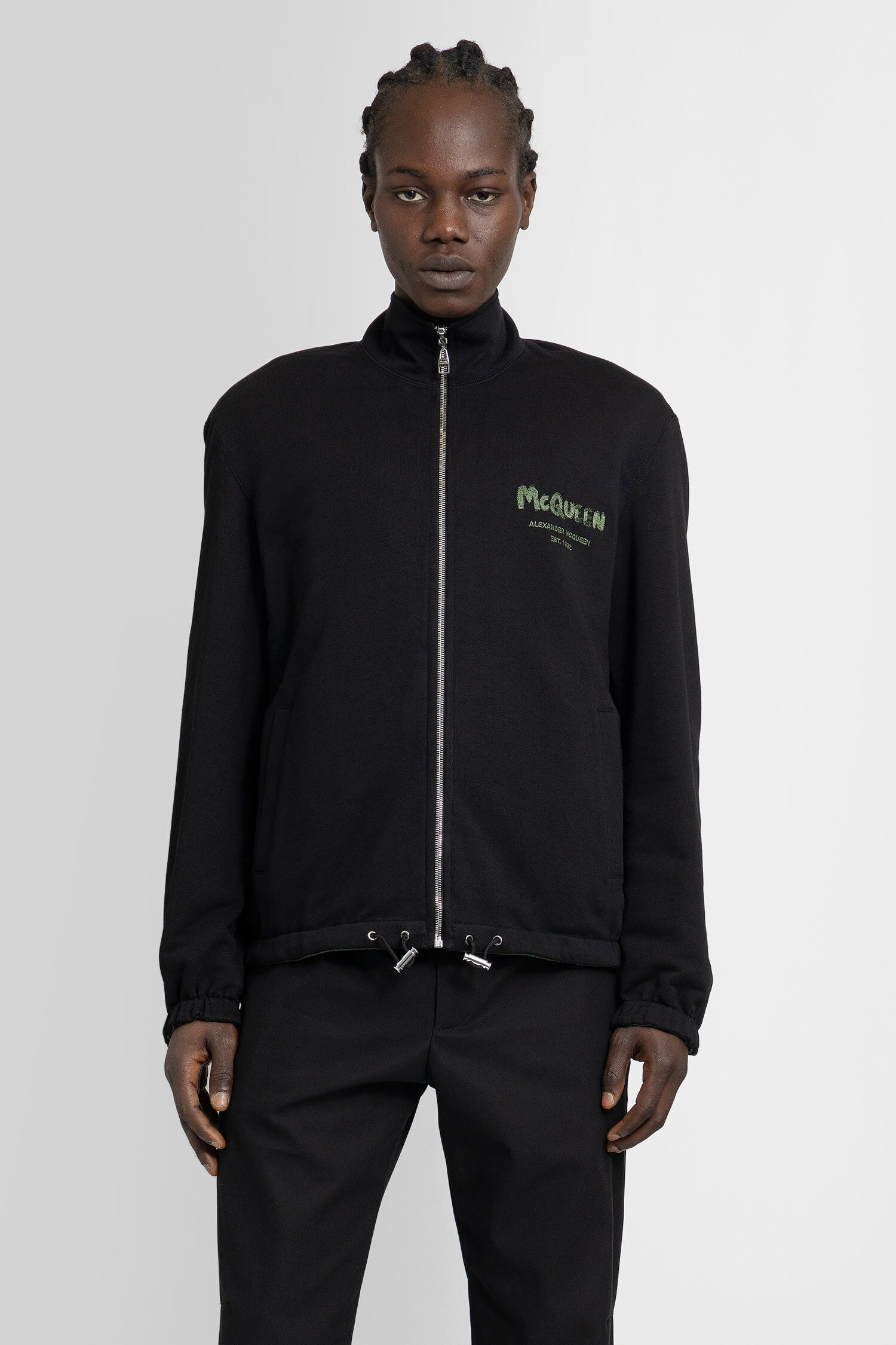 ALEXANDER MCQUEEN MAN GREEN JACKETS