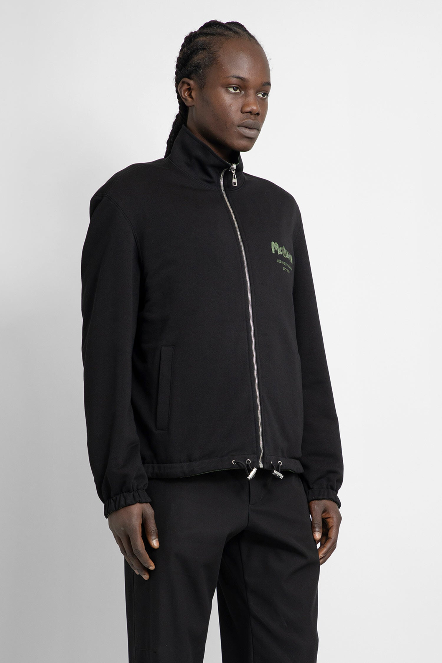 ALEXANDER MCQUEEN MAN GREEN JACKETS