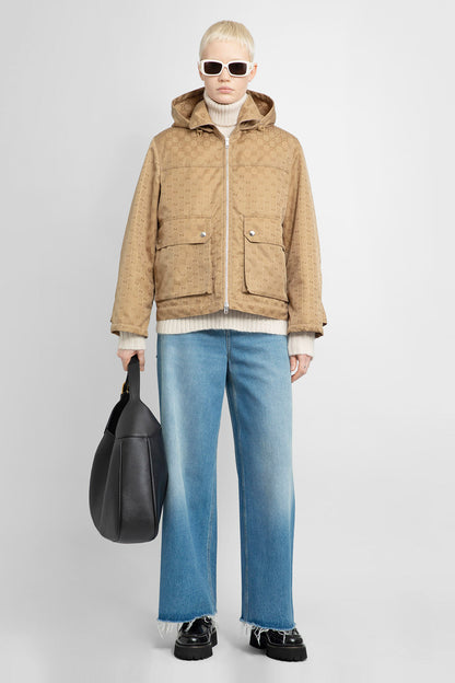 GUCCI WOMAN BEIGE JACKETS