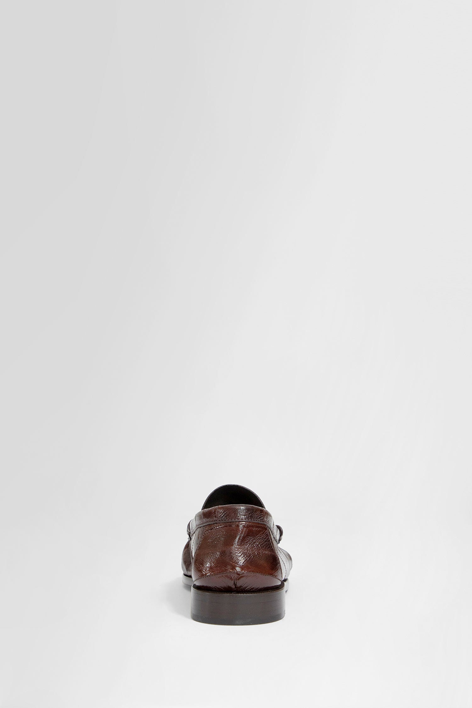 SAINT LAURENT WOMAN BROWN LOAFERS