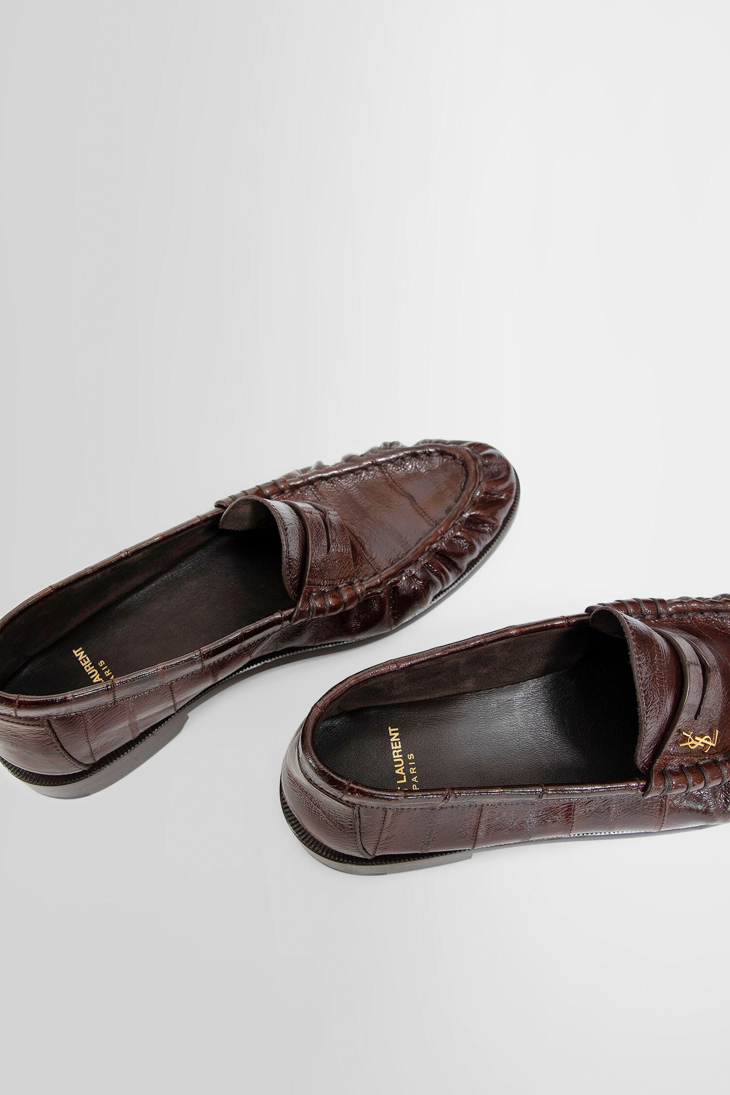 SAINT LAURENT WOMAN BROWN FLATS