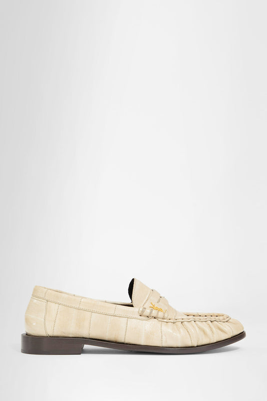 SAINT LAURENT WOMAN OFF-WHITE FLATS