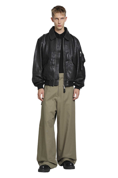 CWU-36/P Leather UV Loose Bomber Jacket