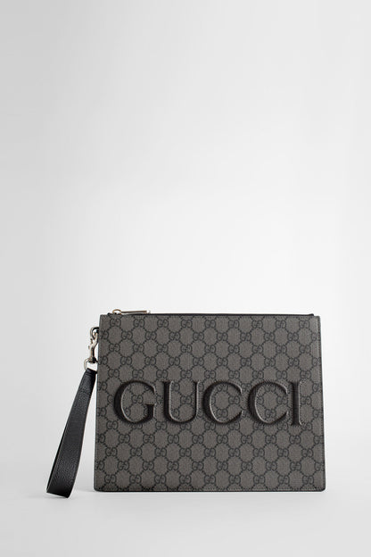 Antonioli GUCCI MAN GREY CLUTCHES & POUCHES