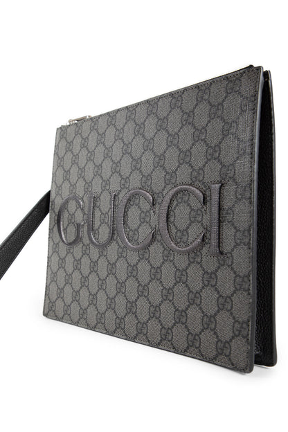 GUCCI MAN GREY CLUTCHES & POUCHES