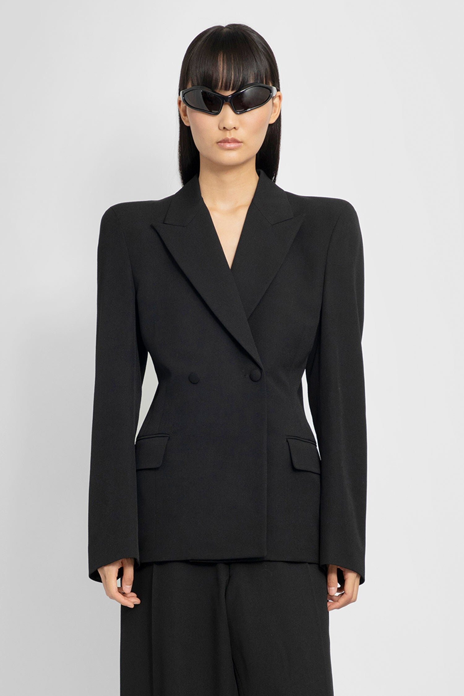 BALENCIAGA WOMAN BLACK BLAZERS