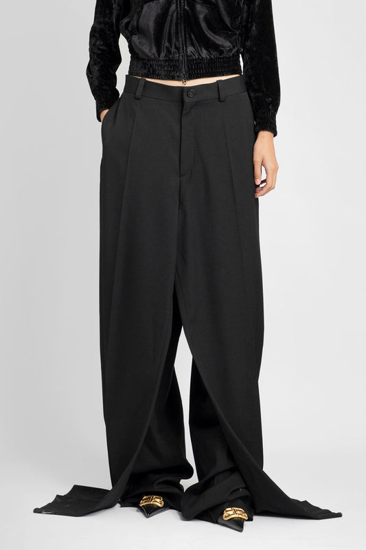 BALENCIAGA WOMAN BLACK TROUSERS