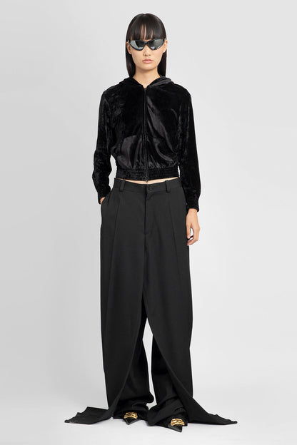 BALENCIAGA WOMAN BLACK TROUSERS