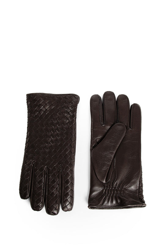 BOTTEGA VENETA MAN BROWN GLOVES