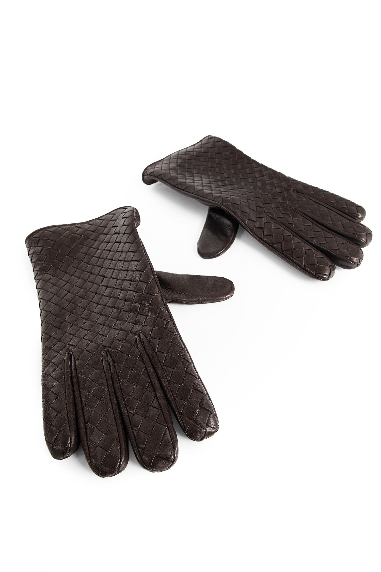 BOTTEGA VENETA MAN BROWN GLOVES