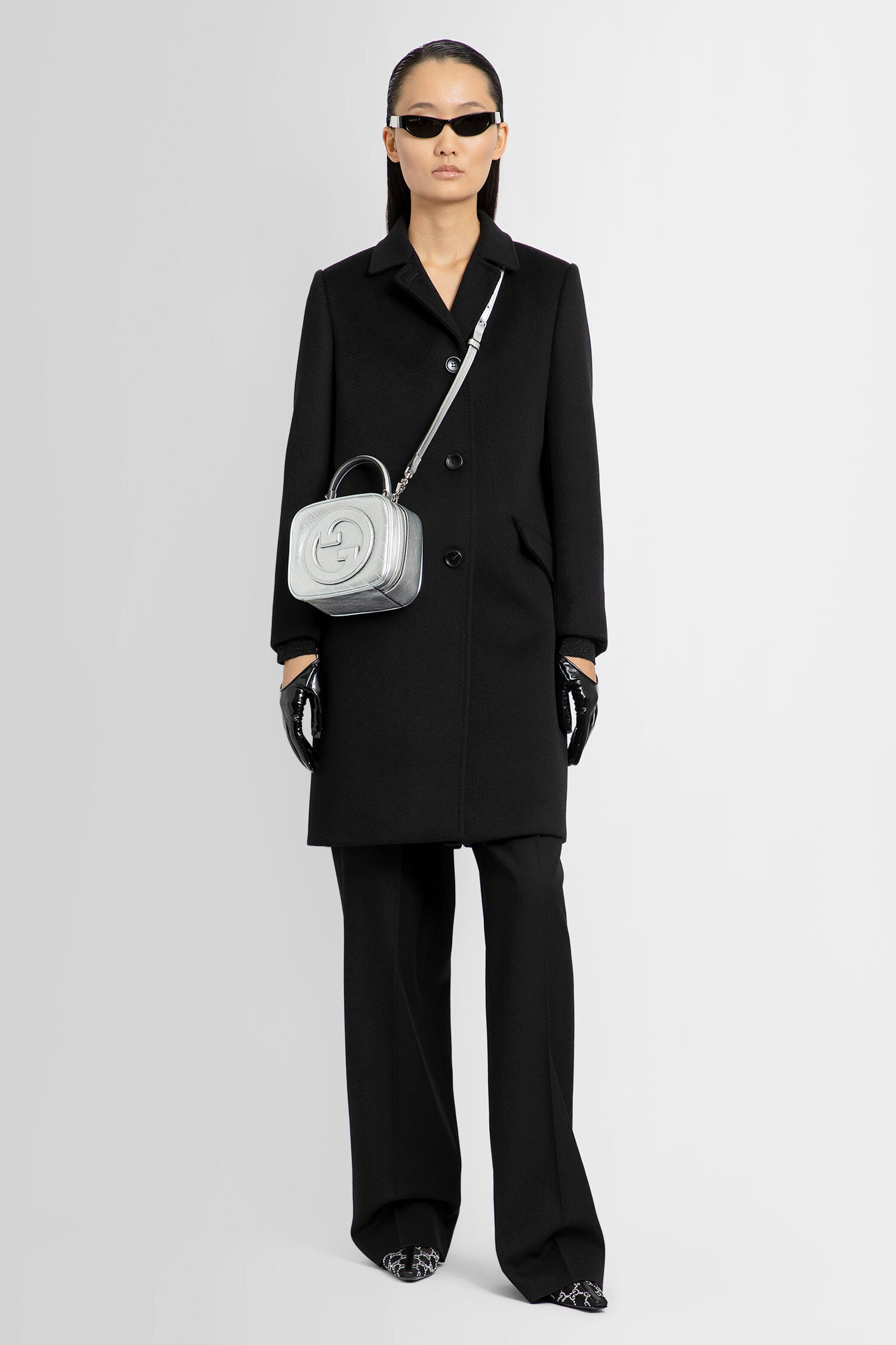 GUCCI WOMAN BLACK COATS