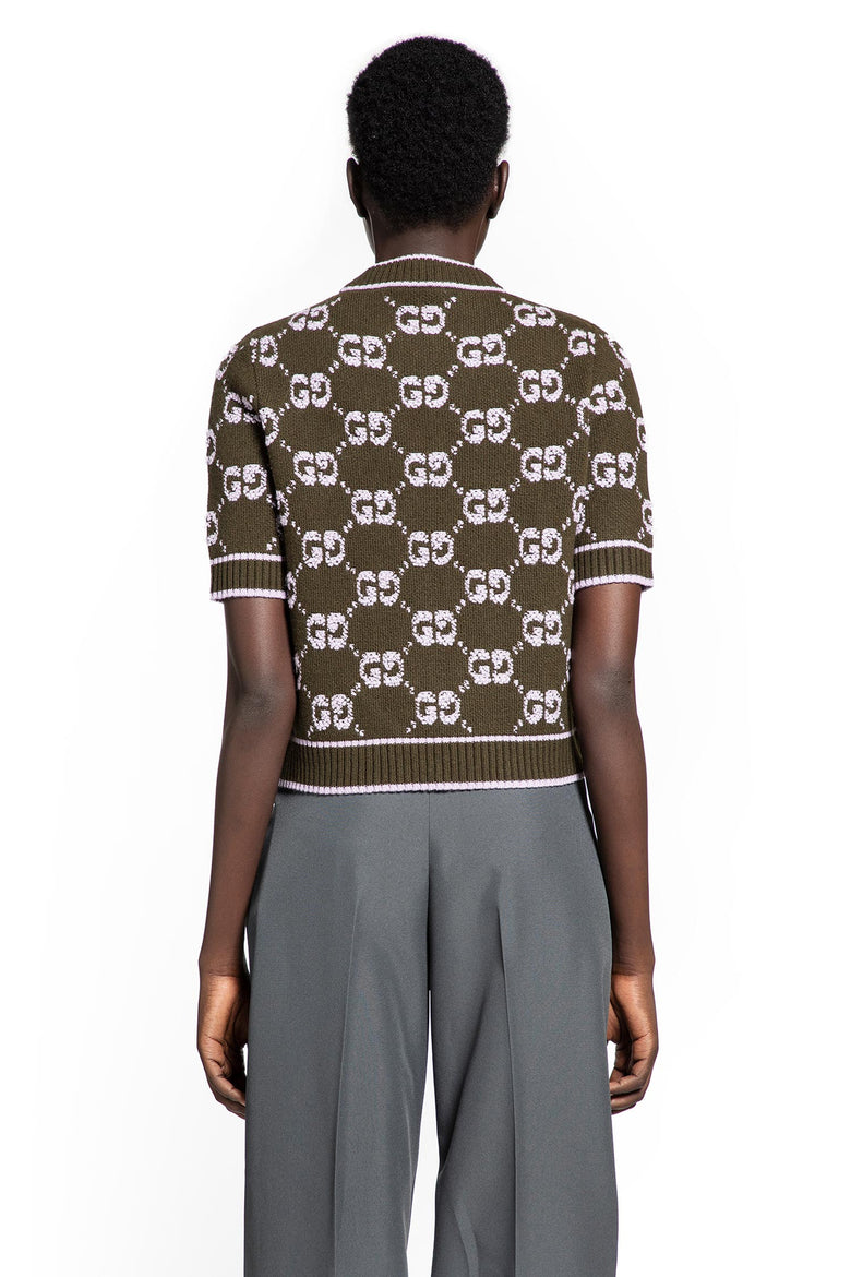 GG Wool Bouclé Jacquard Top