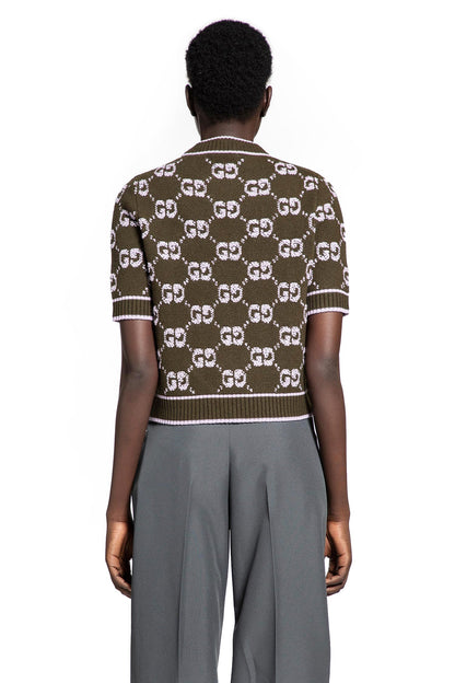 GG Wool Bouclé Jacquard Top