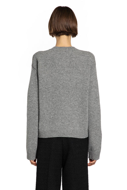 GUCCI WOMAN GREY T-SHIRTS & TANK TOPS