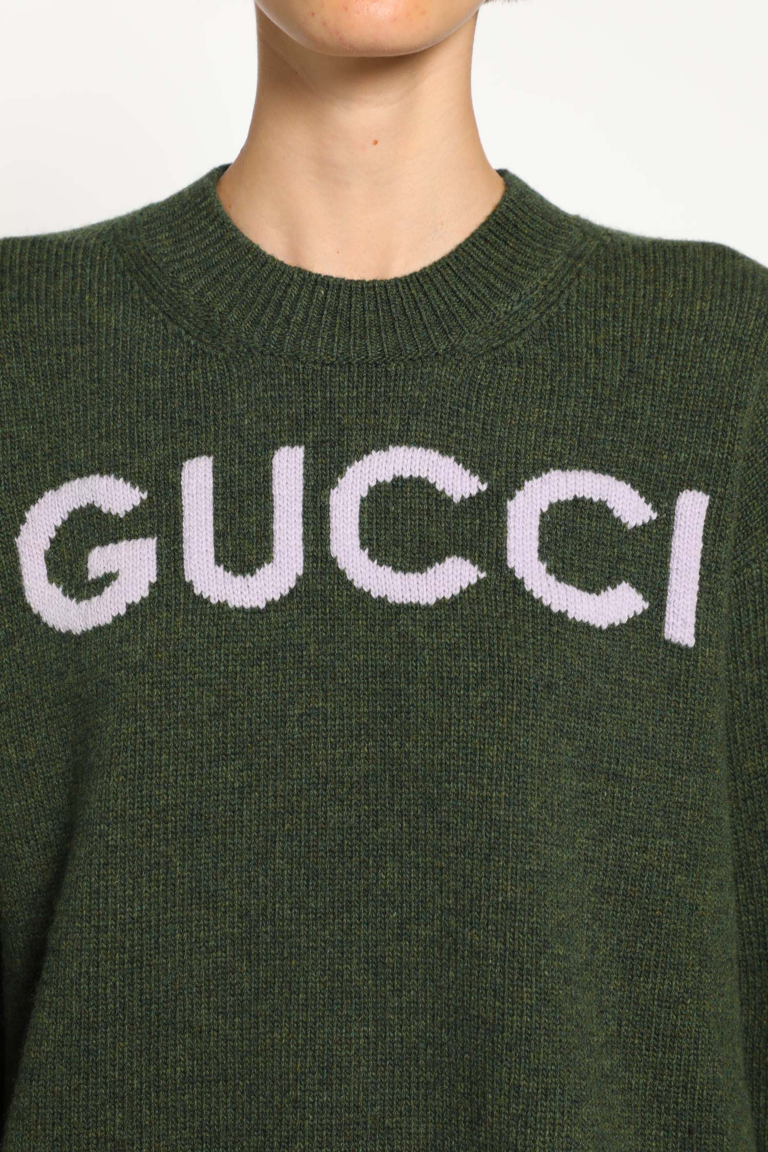 Intarsia Wool Sweater