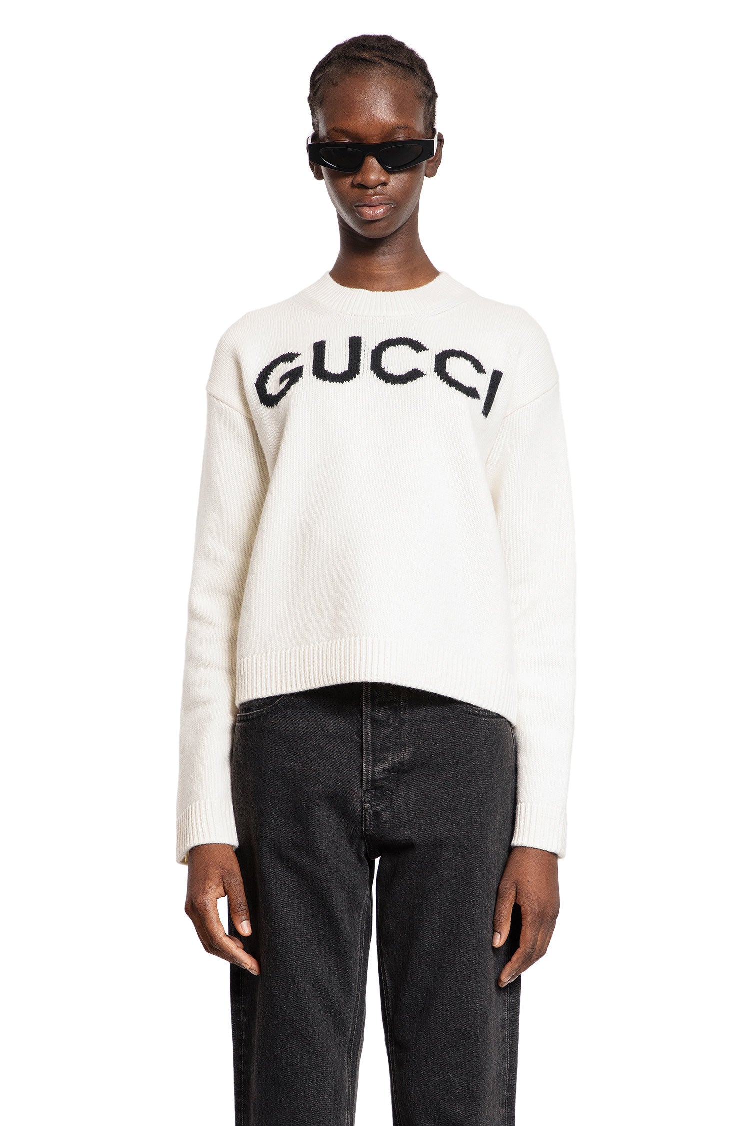 GUCCI WOMAN WHITE KNITWEAR