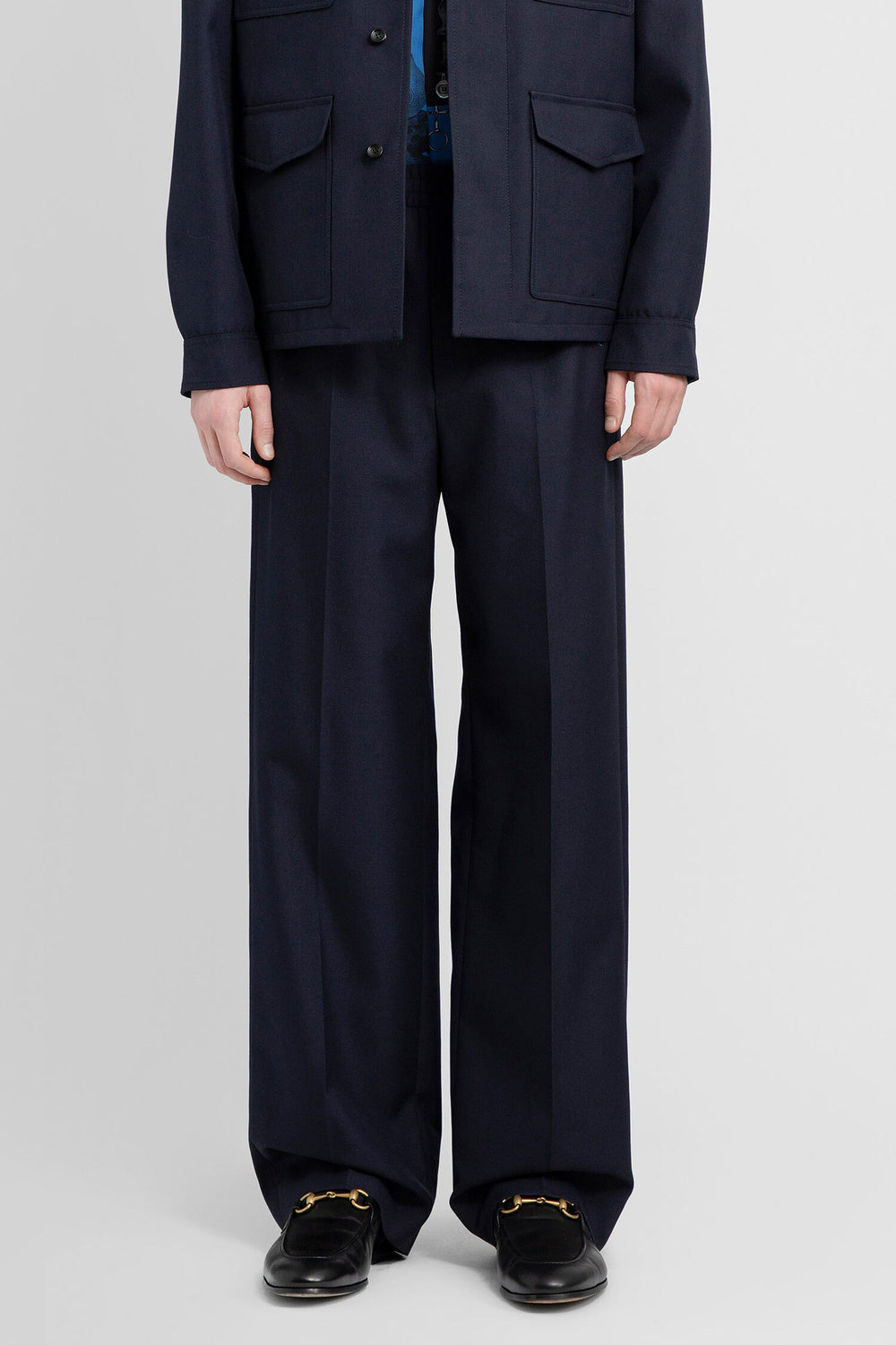 GUCCI MAN BLUE TROUSERS