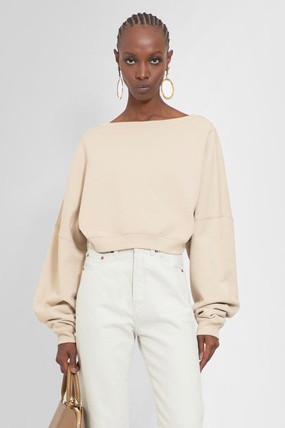 Antonioli SAINT LAURENT WOMAN BEIGE SWEATSHIRTS